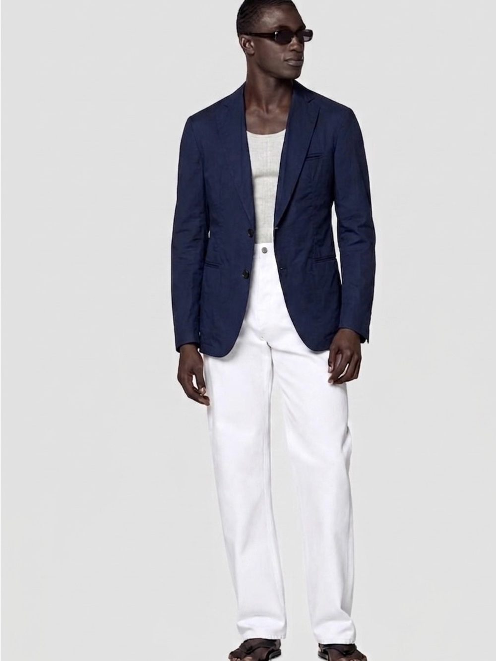 Emporio Armani Navy Single-Breasted Sport blazer